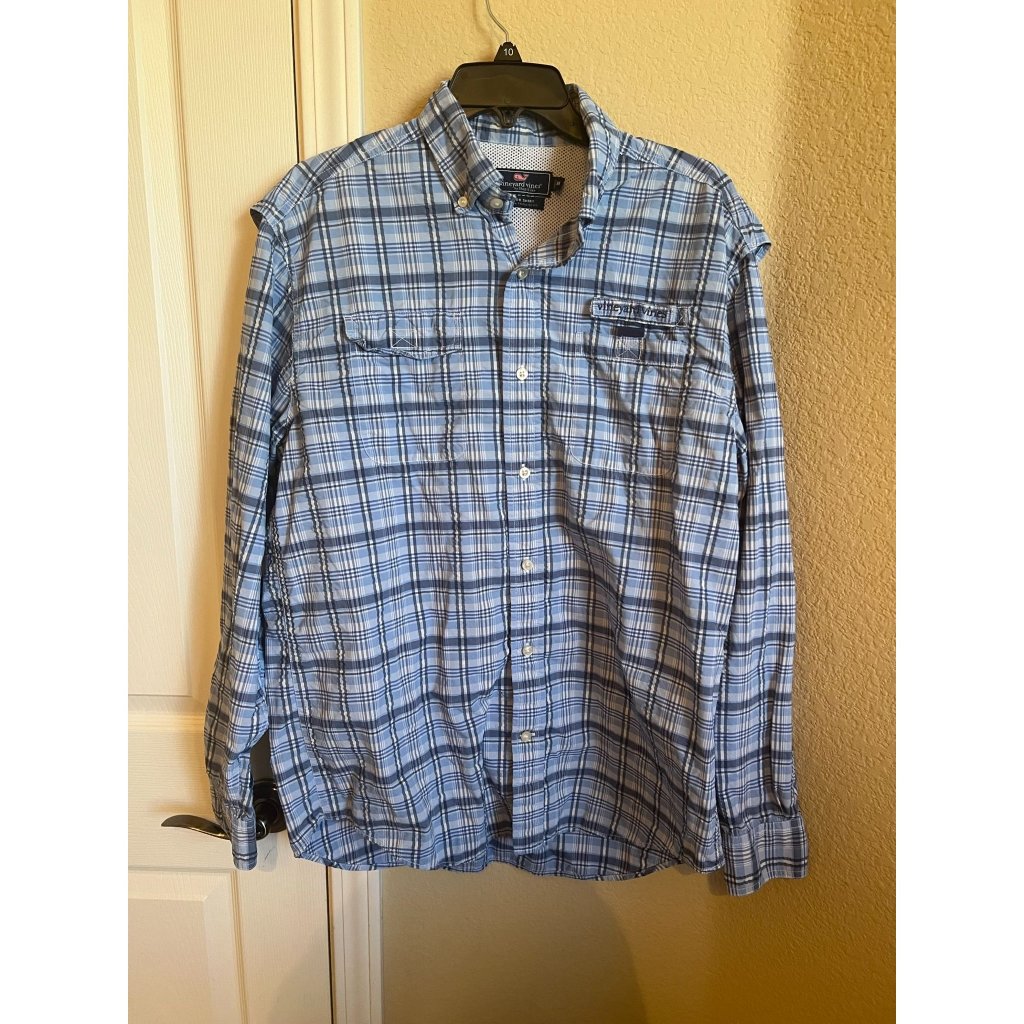 Vineyard Vines Pfg Style Fishing Shirt - Size M